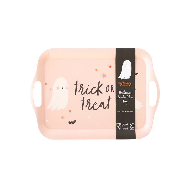 TRICK OR TREAT REUSABLE TRAY My Mind’s Eye Halloween Party Supplies Bonjour Fete - Pastel Halloween Party Supplies