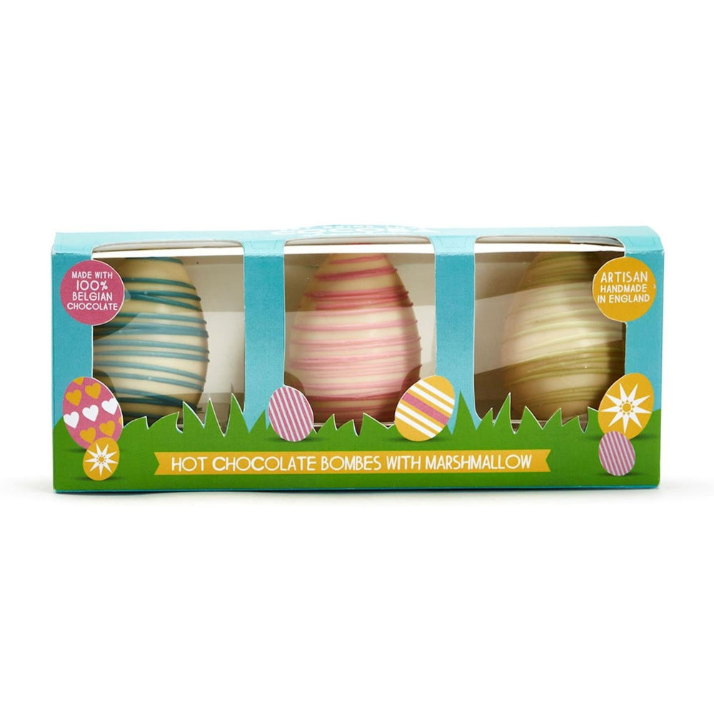 HOT COCOA BOMBE PAINTED EGGS Two's Company Bonjour Fete - Party Supplies