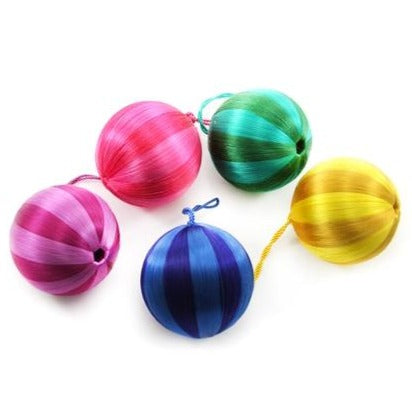 SMALL THREAD BALL ORNAMENT Cody Foster Co. Christmas Ornament Bonjour Fete - Party Supplies
