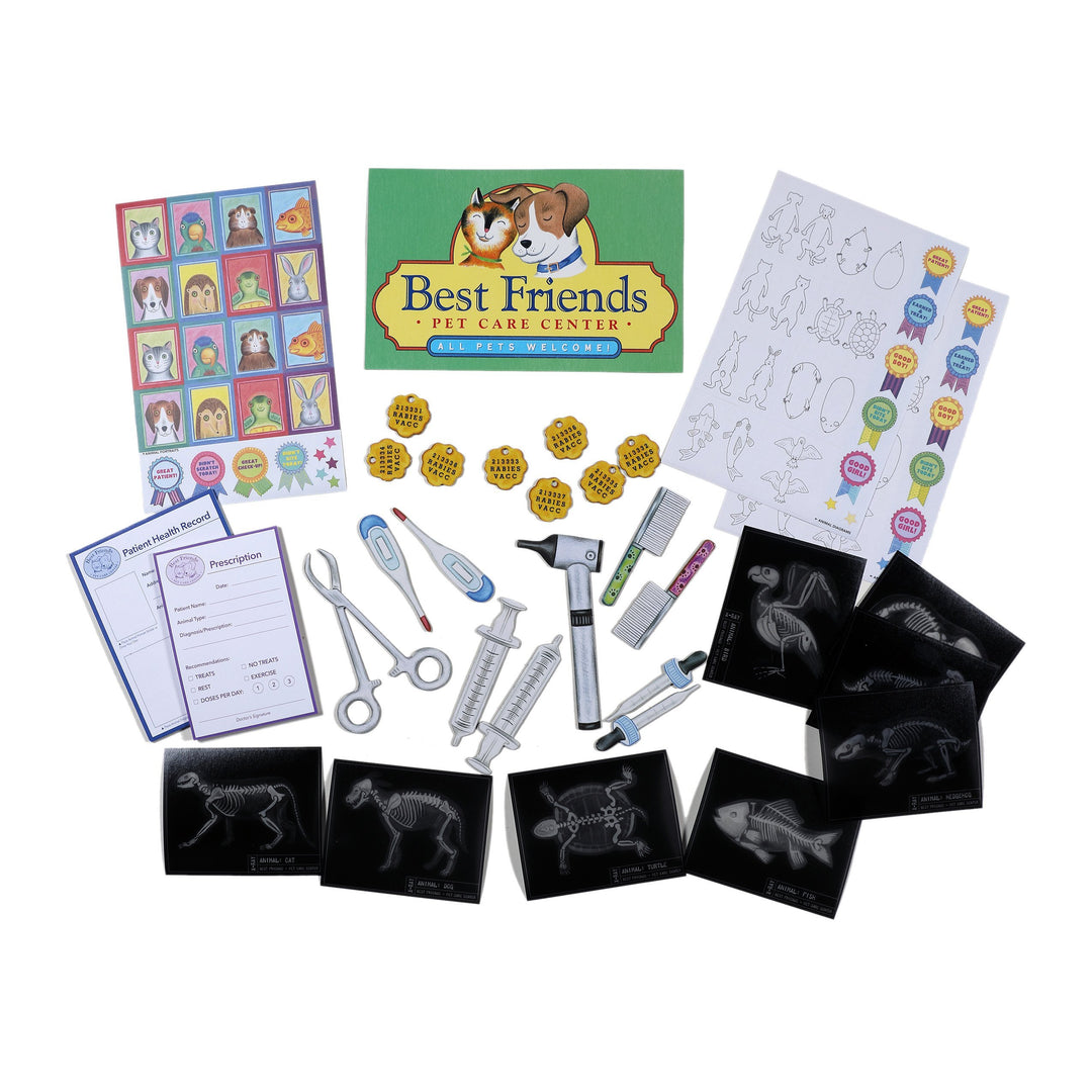 VETERINARIAN PRETEND PLAY SET eeBoo Toy Bonjour Fete - Party Supplies