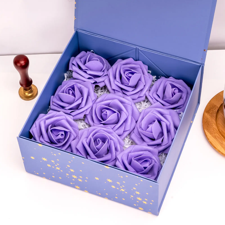 VIOLET MAGNETIC CLOSURE GIFT BOX Wrapaholic Gifts & Packing Company Gift Box Bonjour Fete - Party Supplies