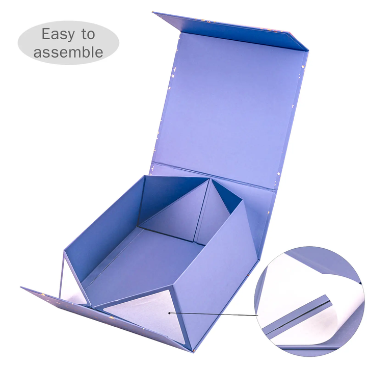 VIOLET MAGNETIC CLOSURE GIFT BOX Wrapaholic Gifts & Packing Company Gift Box Bonjour Fete - Party Supplies