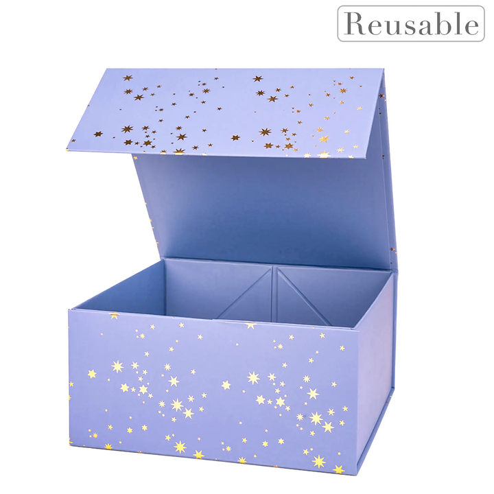 VIOLET MAGNETIC CLOSURE GIFT BOX Wrapaholic Gifts & Packing Company Gift Box Bonjour Fete - Party Supplies