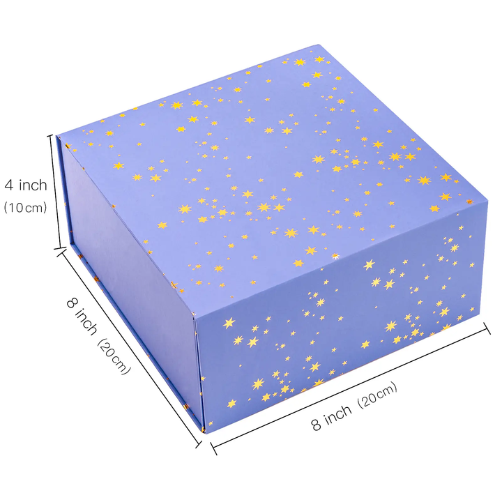 VIOLET MAGNETIC CLOSURE GIFT BOX Wrapaholic Gifts & Packing Company Gift Box Bonjour Fete - Party Supplies