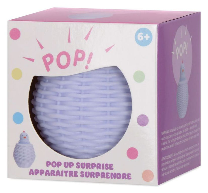 CHICK IN A BASKET SQUEEZE TOY Iscream Easter Gifts & Basket Fillers Bonjour Fete - Party Supplies