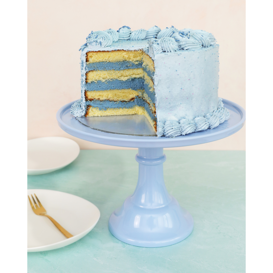 Blue cake stand sale