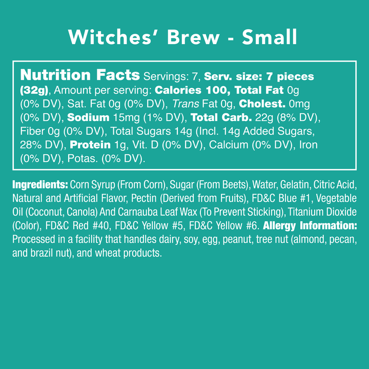 Witches Brew Halloween Gummy Candy Bonjour Fete Party Supplies Halloween Party Favors And Boo Baskets