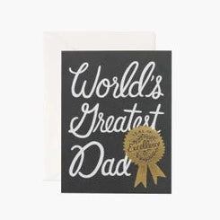 WORLD'S GREATEST DAD CARD Father's Day Card