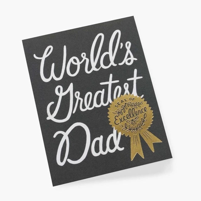 WORLD'S GREATEST DAD CARD Father's Day Card