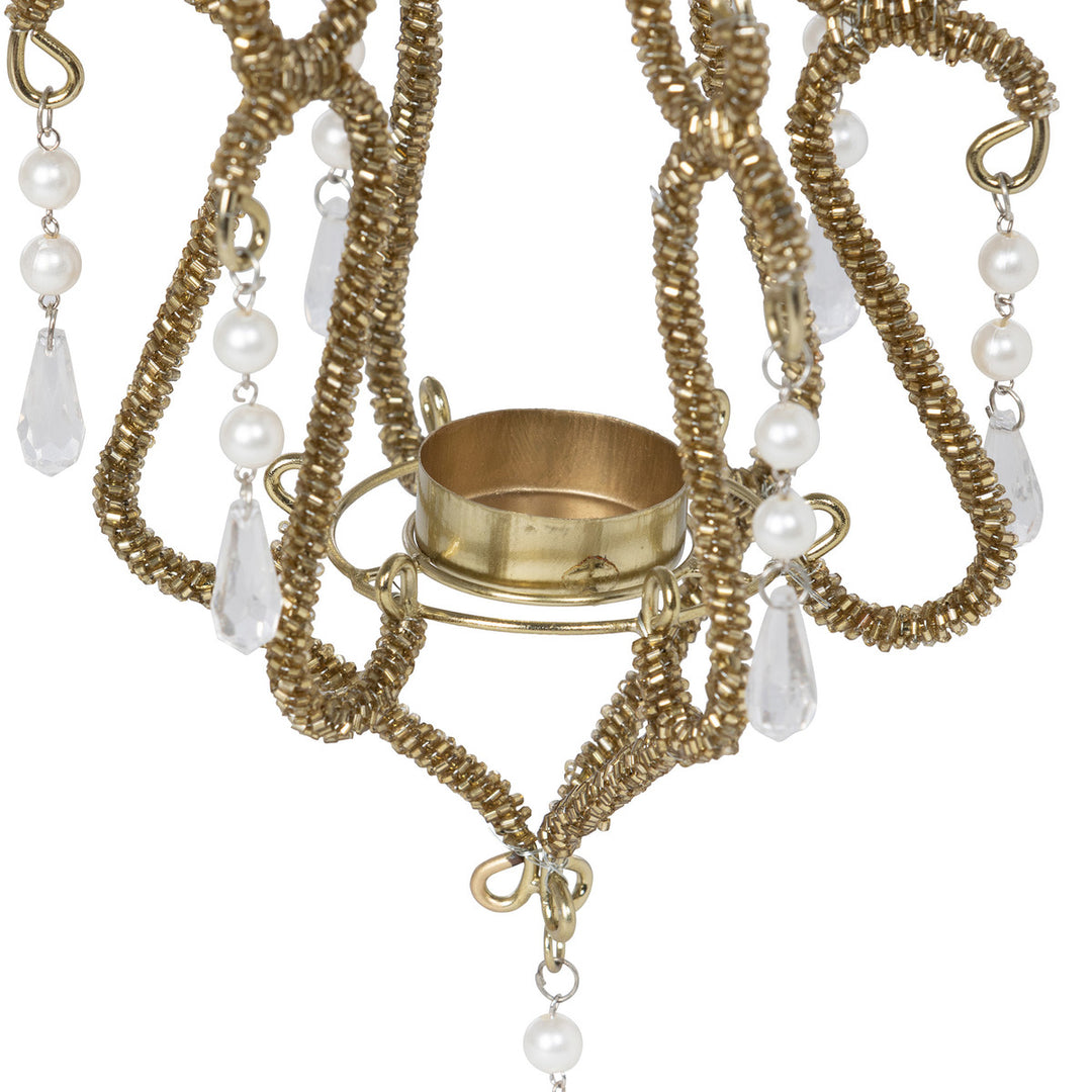 BALLROOM CHANDELIER BEADED ORNAMENT Bonjour Fête  Bonjour Fete - Party Supplies