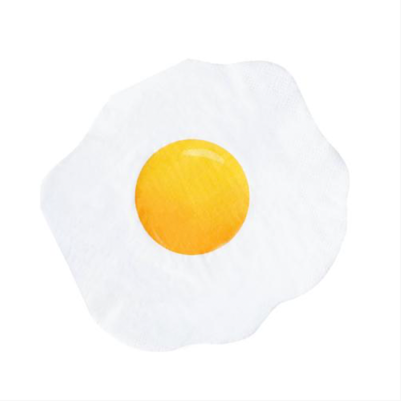 EGG YOLK COCKTAIL NAPKINS Jollity & Co. Napkins Bonjour Fete - Party Supplies