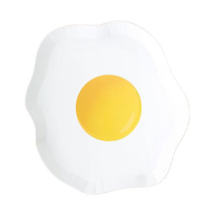 EGG YOLKS ON YOU DINNER PLATES Jollity & Co. Plates Bonjour Fete - Party Supplies