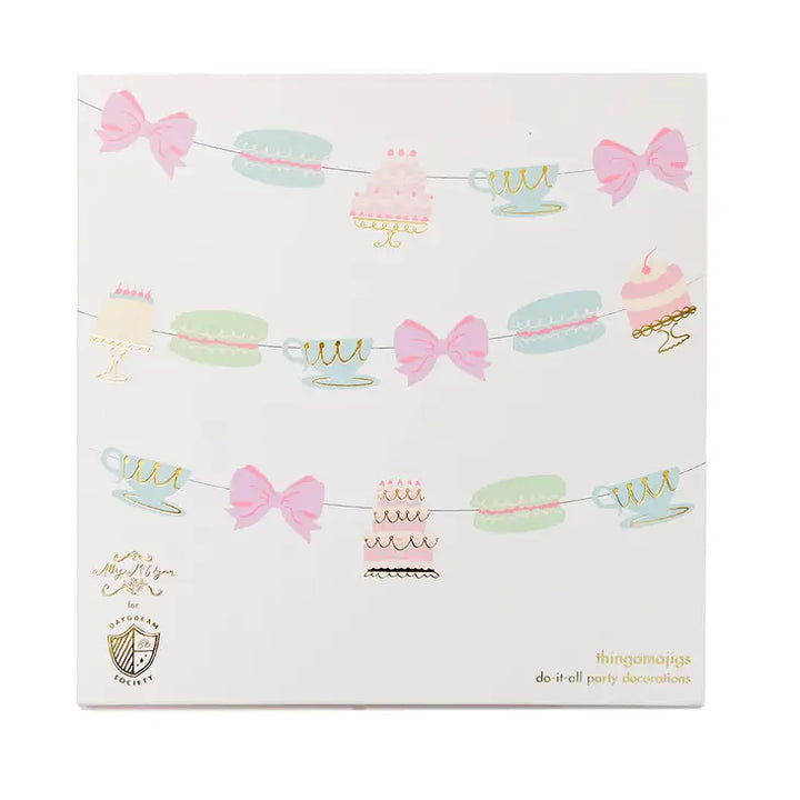 LET THEM EAT CAKE DIE CUT GARLAND Jollity & Co. Napkins Bonjour Fete - Party Supplies