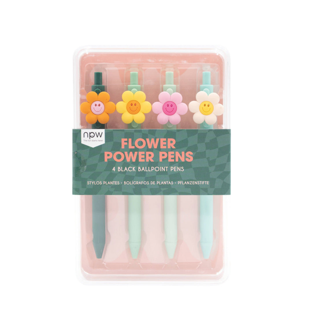 Flower Power Pen Set Bonjour Fete Party Supplies Easter Gifts & Basket Fillers