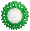 27" SHAMROCK FANBURST PAPER DECORATION Devra Party St. Patrick's Day Bonjour Fete - Party Supplies