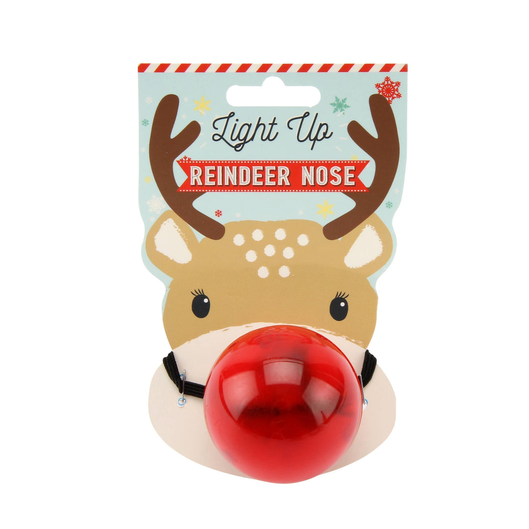 Joy to the World Flashing Reindeer Nose CGB Giftware 0 Faire Bonjour Fete - Party Supplies