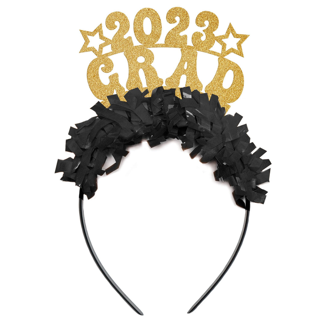 Groovy 2023 Grad Graduation Party Decor - Headband Festive Gal 0 Faire Bonjour Fete - Party Supplies