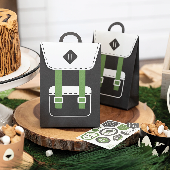 ADVENTURE BACKPACK TREAT BAGS BY MY MIND'S EYE My Mind’s Eye Garlands & Banners Bonjour Fete - Party Supplies