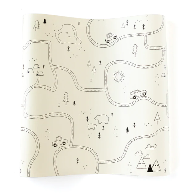 ADVENTURE TABLE RUNNER BY MY MIND'S EYE My Mind’s Eye Table Runner Bonjour Fete - Party Supplies