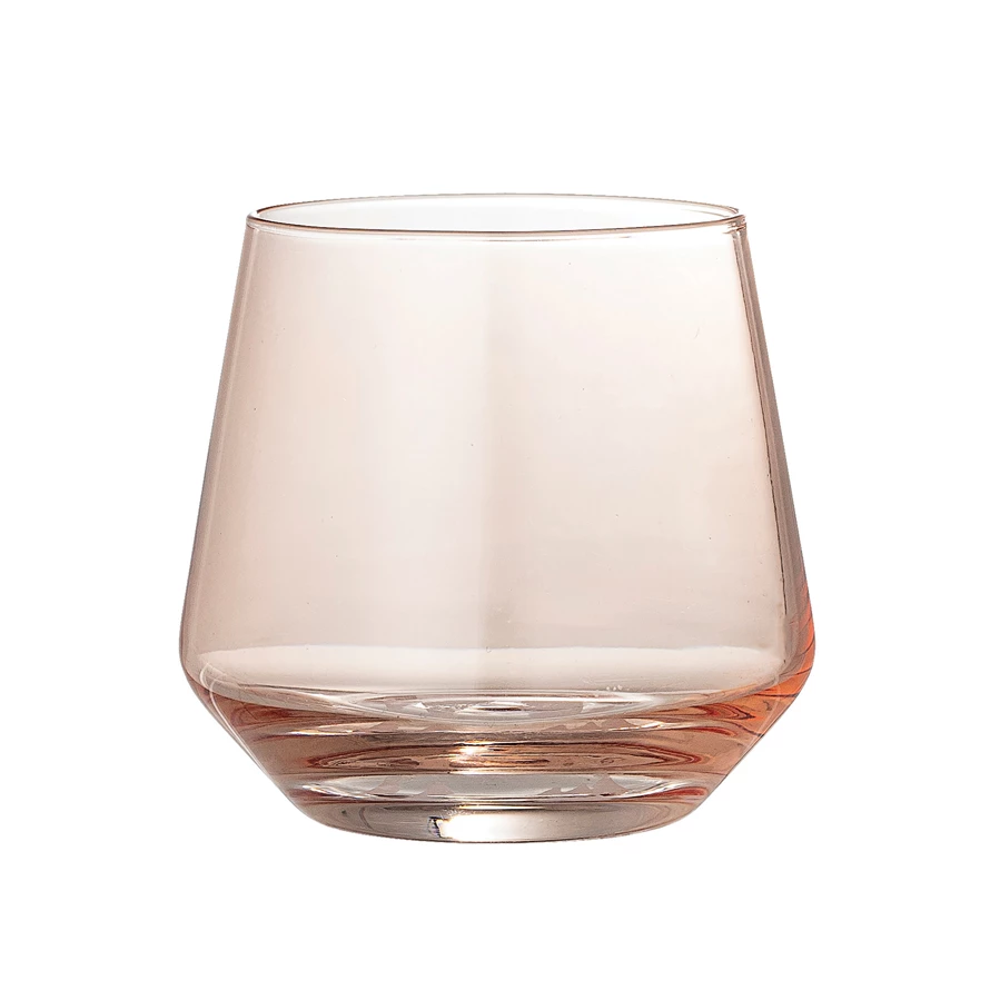 PINK DRINKING GLASS BY BLOOMINGVILLE Bloomingville Glassware Bonjour Fete - Party Supplies