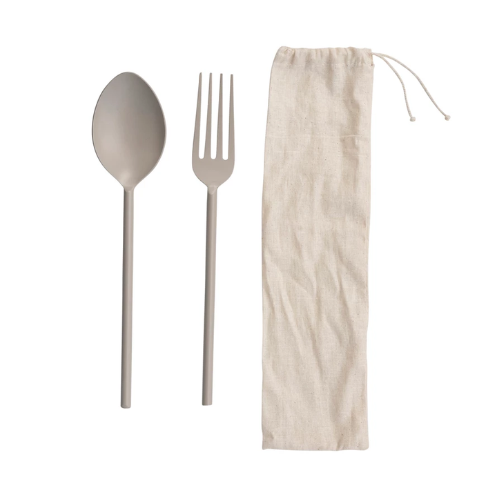 STAINLESS STEEL SERVERS SET BY BLOOMINGVILLE Bloomingville Kitchenware Bonjour Fete - Party Supplies