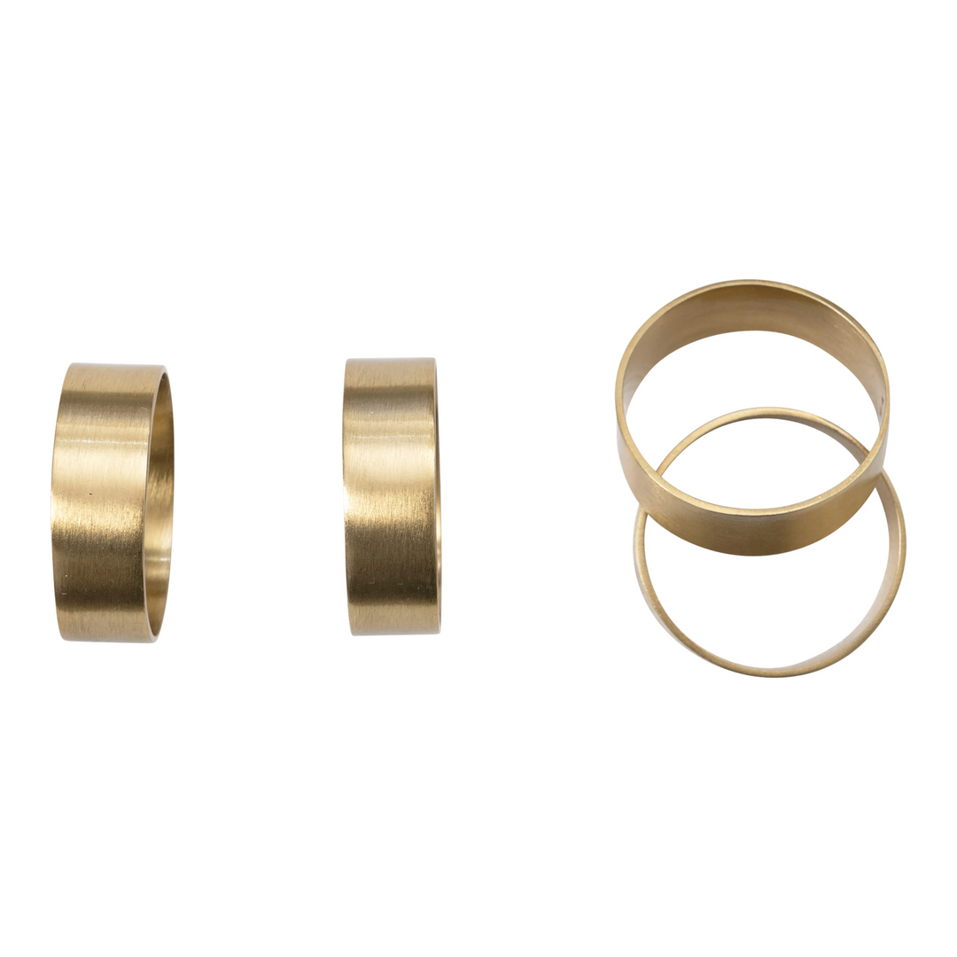 BRASS NAPKIN RINGS IN BOX SET BY BLOOMINGVILLE Bloomingville Napkin Rings Bonjour Fete - Party Supplies