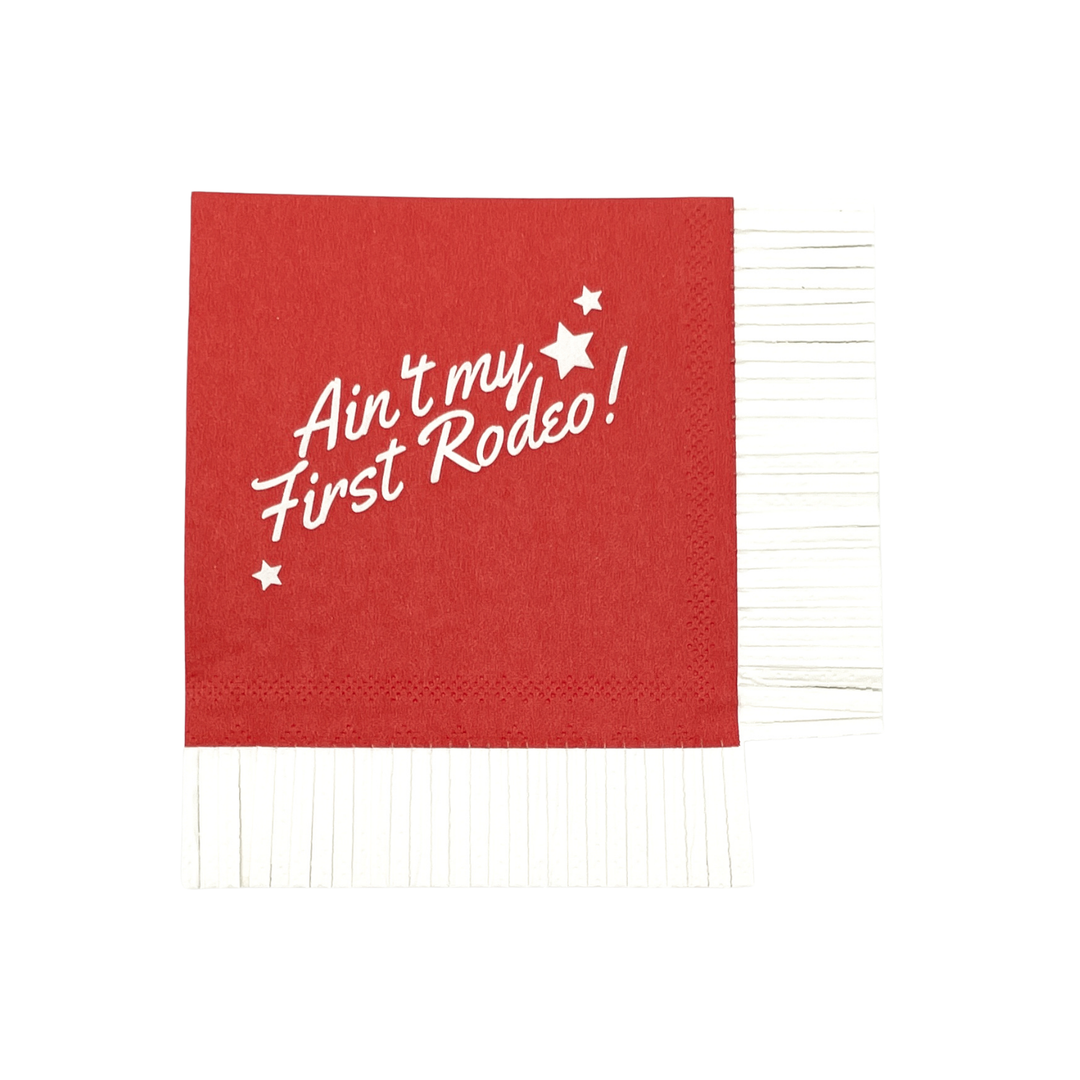AIN'T MY FIRST RODEO COCKTAIL NAPKINS Party West Bonjour Fete - Party Supplies