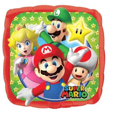 MARIO BROS BALLOON Anagram Balloons Balloons Bonjour Fete - Party Supplies
