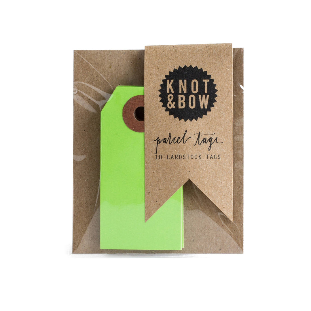 Light Green Parcel Tags Knot & Bow Bonjour Fete - Party Supplies