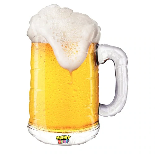 MIGHTY BEER BALLOON Anagram Balloon Bonjour Fete - Party Supplies