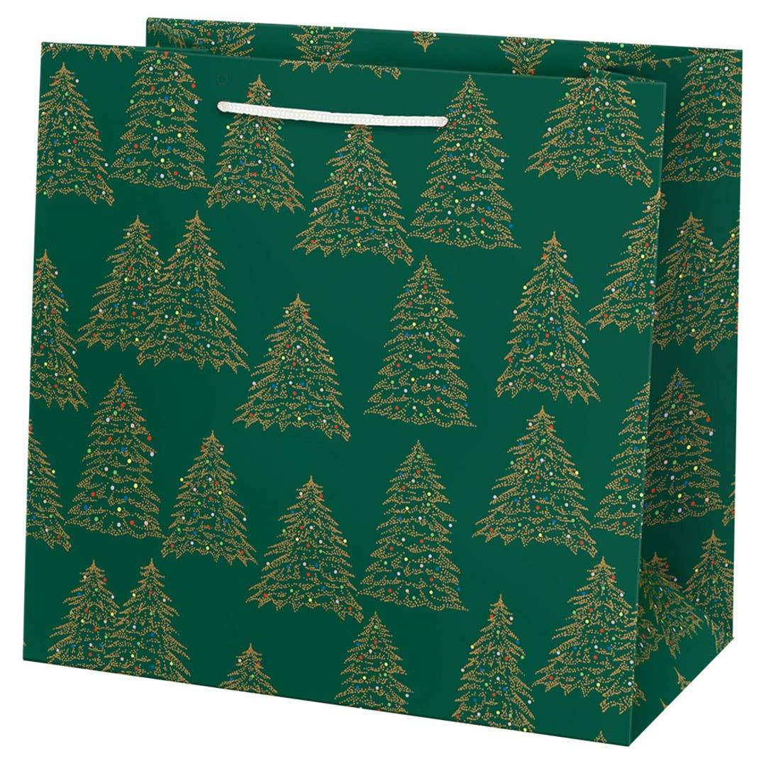GOLD CHRISTMAS TREE LARGE GIFT BAG Paper Source Wholesale Gift Bag Bonjour Fete - Party Supplies