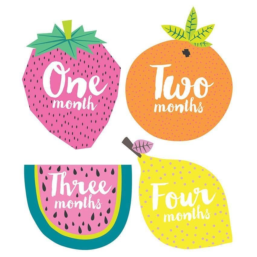 Little Tutti Frutti Sticker Lucy Darling Bonjour Fete - Party Supplies