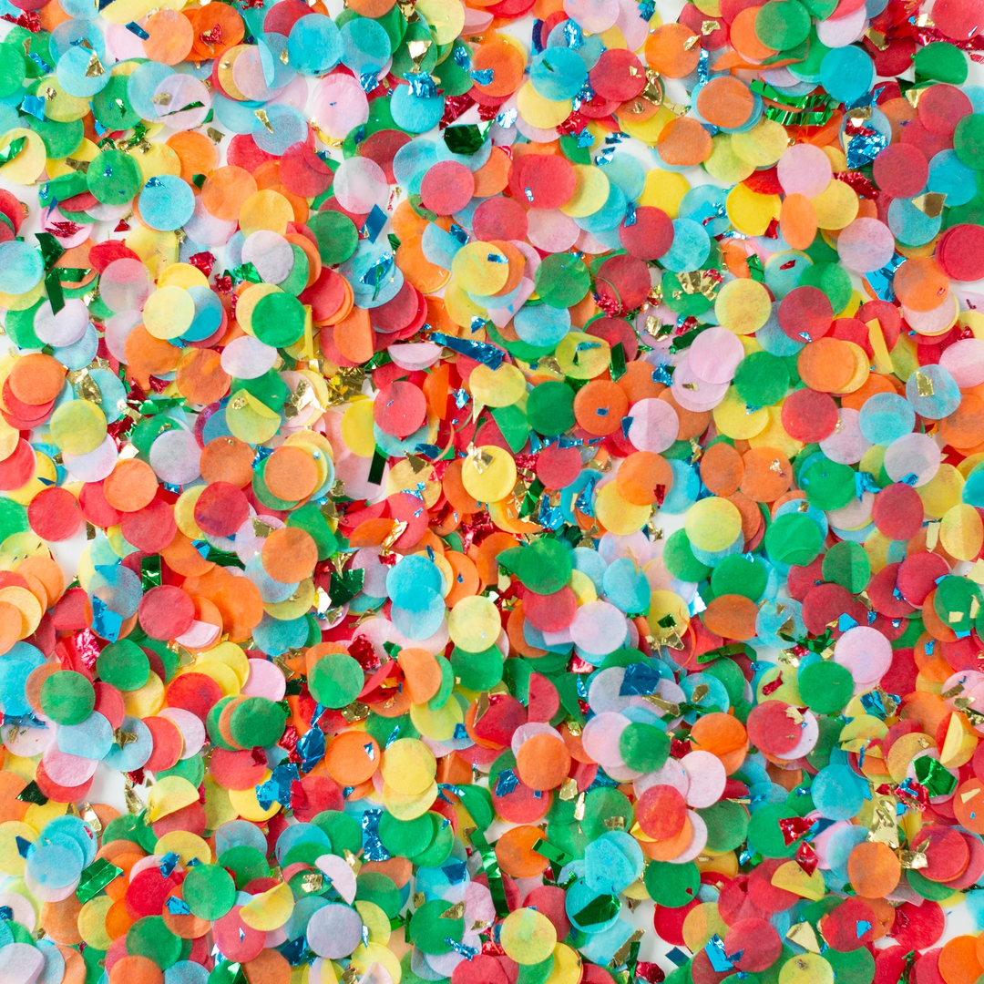 BACK TO SCHOOL CONFETTI MIX Studio Pep Confetti MINI PACK - 0.5 OZ Bonjour Fete - Party Supplies