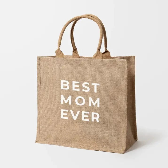 BEST MOM EVER REUSABLE TOTE The Little Market Mother's Day Bonjour Fete - Party Supplies