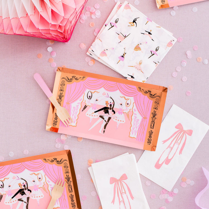 PIROUETTE BALLET THEMED GUEST NAPKINS Jollity & Co. + Daydream Society Napkins Bonjour Fete - Party Supplies