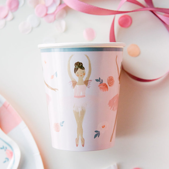 BALLET THEMED CUPS Meri Meri Cups Bonjour Fete - Party Supplies