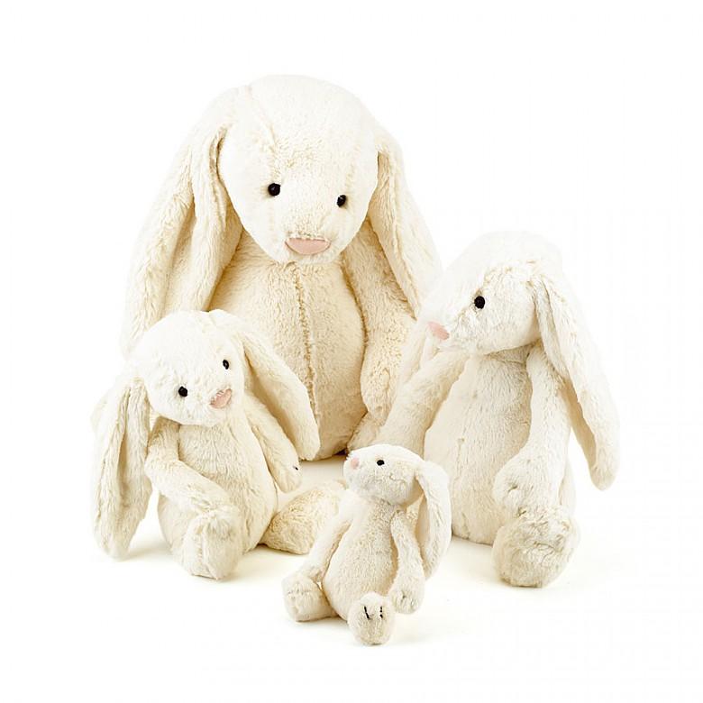 BASHFUL CREAM BUNNY BY JELLYCAT Jellycat Dolls & Stuffed Animals Bonjour Fete - Party Supplies