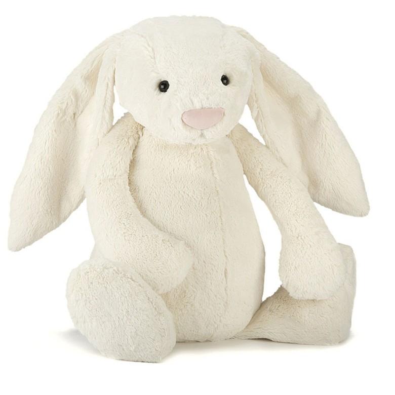 BASHFUL CREAM BUNNY BY JELLYCAT Jellycat Dolls & Stuffed Animals Bonjour Fete - Party Supplies