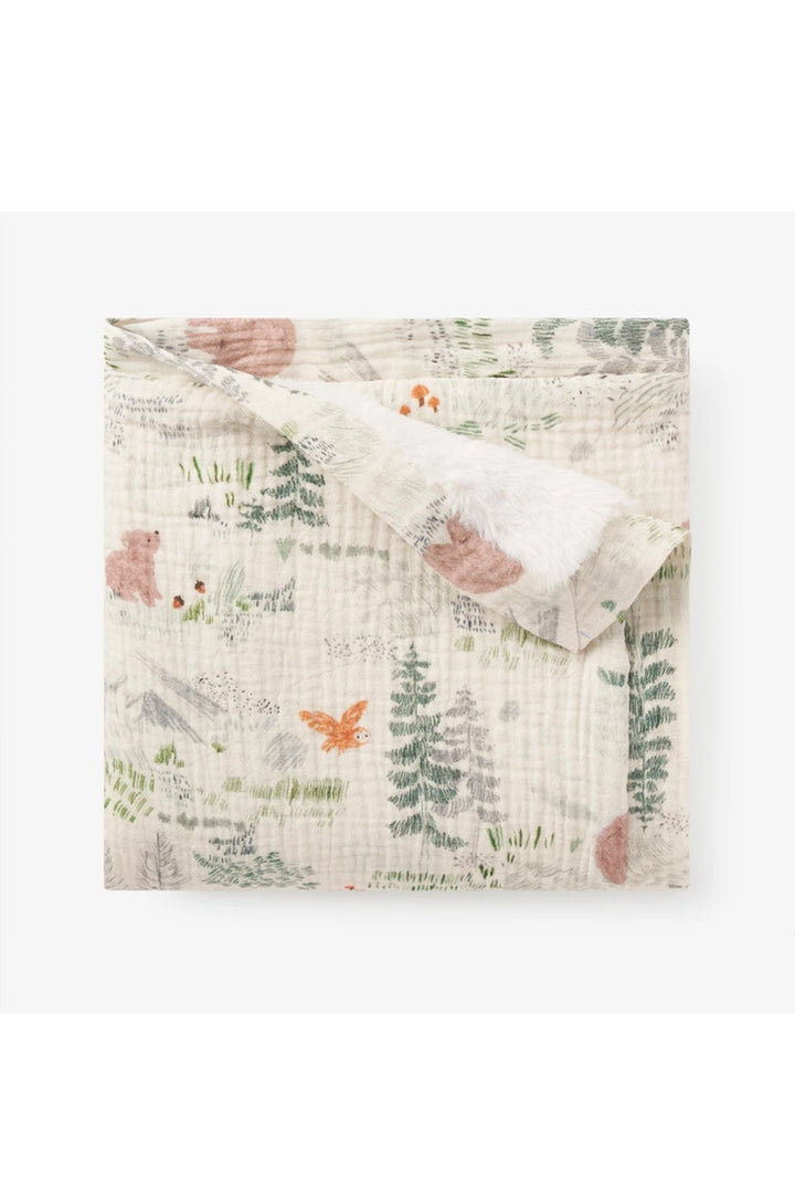 BEAR PRINT BLANKIE Elegant Baby Baby Bonjour Fete - Party Supplies