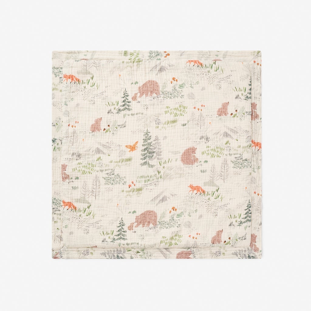 BEAR PRINT BLANKIE Elegant Baby Baby Bonjour Fete - Party Supplies