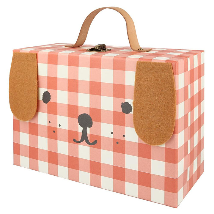 DOG LOVERS ADVENT CALENDAR SUITCASE WITH WOODEN TOYS Meri Meri Advent Calendars Bonjour Fete - Party Supplies
