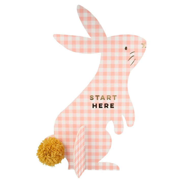 GINGHAM BUNNIES EGG HUNT KIT Meri Meri Egg Hunt Bonjour Fete - Party Supplies