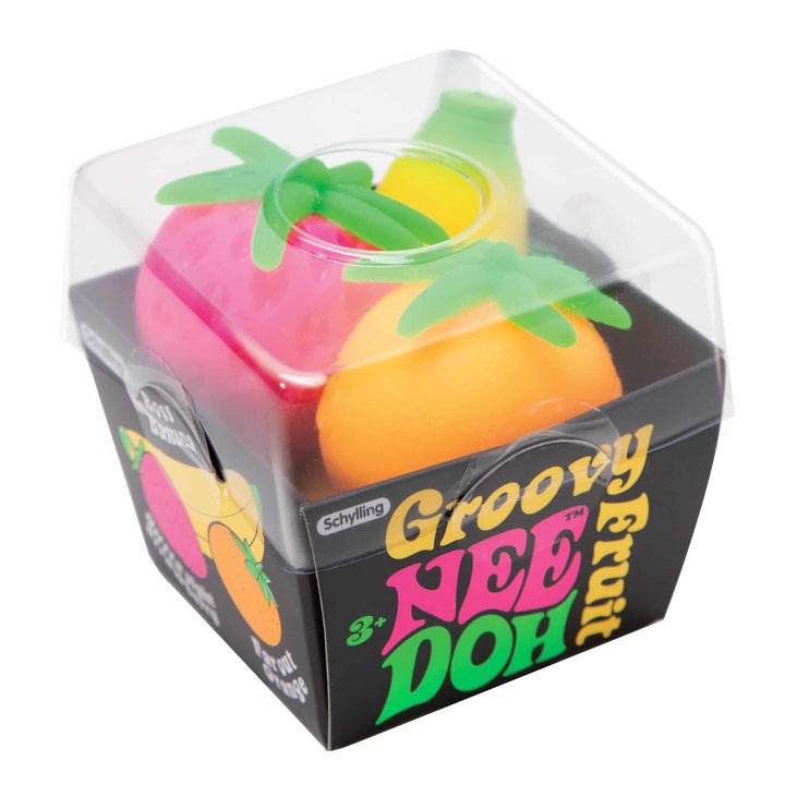 NEE DOH - GROOVY FRUIT Schylling Kid's Party Favors Bonjour Fete - Party Supplies