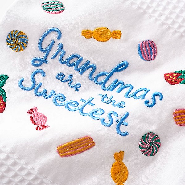 GRANDMA'S ARE THE SWEETEST TEA TOWEL Paper Source Wholesale kitchen & entertaining Bonjour Fete - Party Supplies
