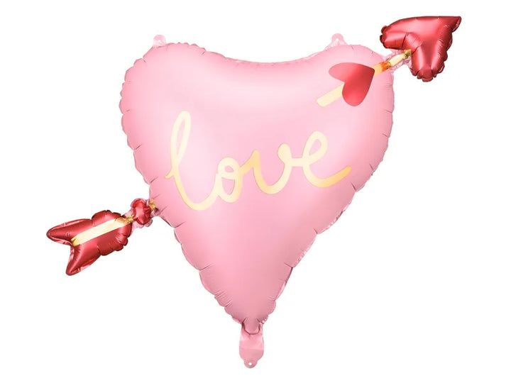 HEART WITH ARROW LOVE BALLOON Party Deco Balloon Bonjour Fete - Party Supplies