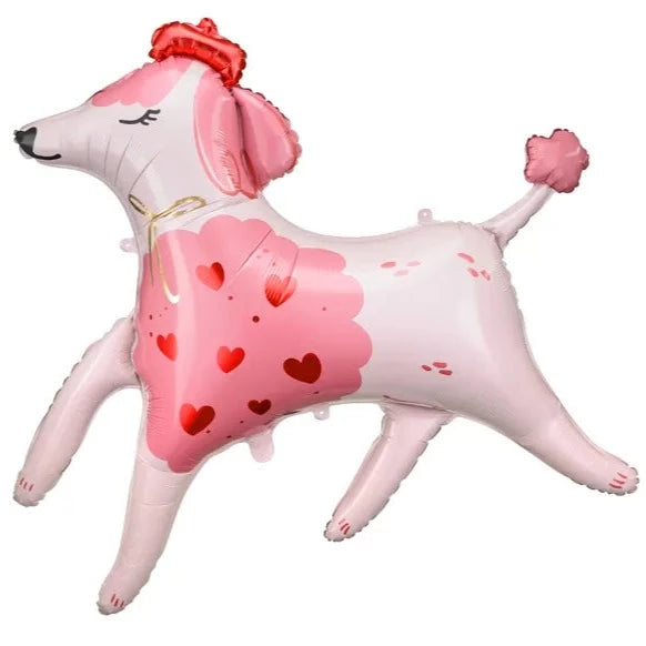 PINK POODLE BALLOON Party Deco Balloon Bonjour Fete - Party Supplies