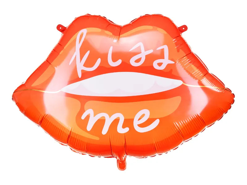 KISS ME LIPS BALLOON Party Deco Balloon Bonjour Fete - Party Supplies