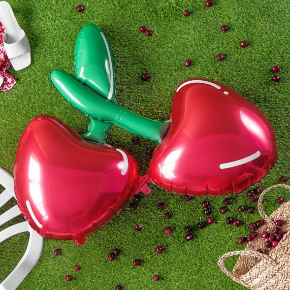 FOIL BALLOON CHERRY PARTY DECO Balloon Bonjour Fete - Party Supplies