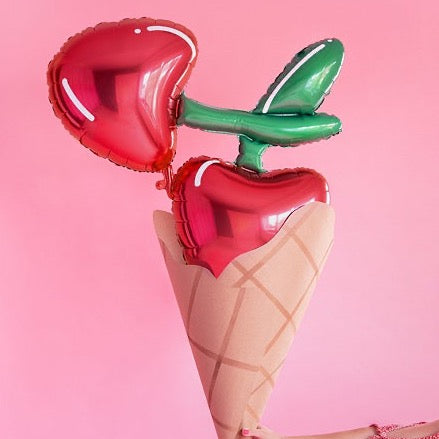 FOIL BALLOON CHERRY PARTY DECO Balloon Bonjour Fete - Party Supplies