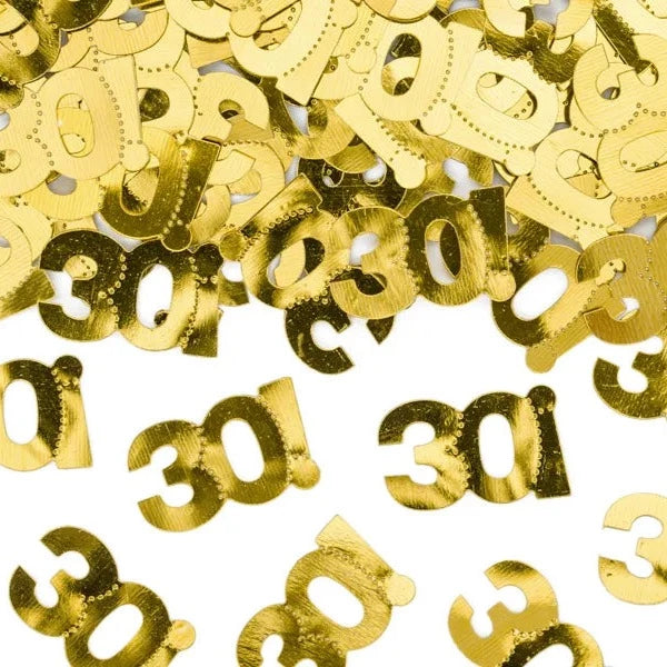 30! GOLD CONFETTI Party Deco Confetti Bonjour Fete - Party Supplies